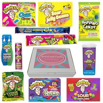 Warheads American sour sweets in our Sweets and Candy hamper box
