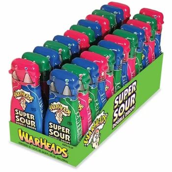 American Sweets - A pack of 24 bottles of warheads sour liquid candy