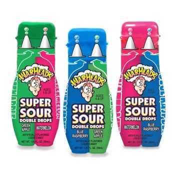 American Sweets - A bottle of warheads sour liquid candy