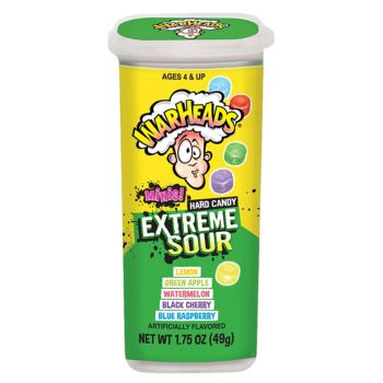 American Sweets - Super sour candy sweets made by Warheads in a flip top tub