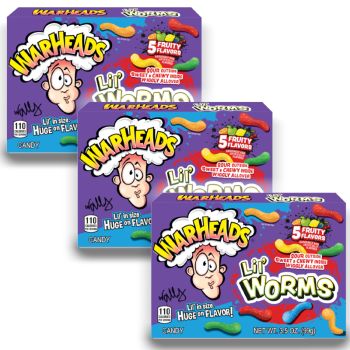 American Sweets - Sour fruit flavour sweets in an American Theatre Box