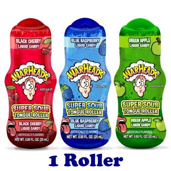 American Sweets - Warheads sour liquid candy in a roller bottle
