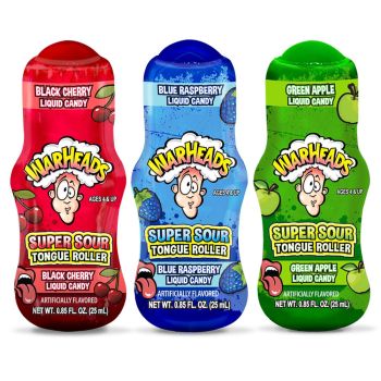 American Sweets - Warheads sour liquid candy in a roller bottle