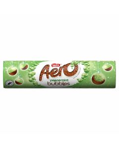 Christmas Sweets - A Christmas sweets tube filled with nestle Aero Peppermint Bubbles chocolates