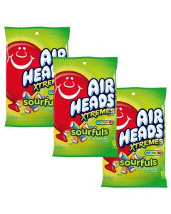 American Sweets - A pack of 3 Airheads Xtremes, sour pencil bites imported from America