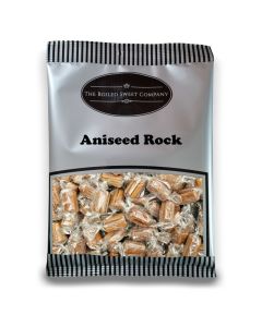 Pick and Mix Sweets - 1Kg Bulk bag of Aniseed Rock, traditional boiled sweets with aniseed flavour
