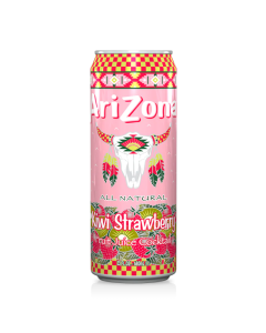 A large 680ml can of Arizona Kiwi Strawberry - American soda drinks