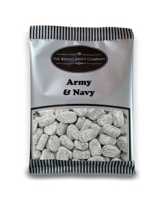 Army and Navy - 1Kg Bulk bag of traditional boiled sweets with a liquorice and aniseed flavour.
