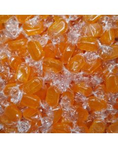 A bulk 3kg bag of Barley Sugar, individually wrapped, traditional boiled sweets.