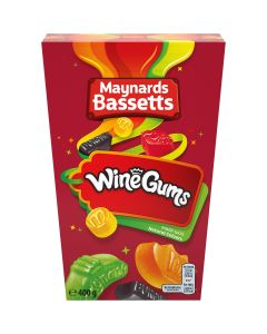 Delicious fruit-flavoured chewy gums made in a variety of dazzling colours, stamped with signature wine labels