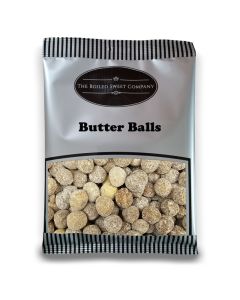Pick and Mix Sweets - 1Kg Bulk bag of Butter Balls, traditional sugar coated boiled sweets