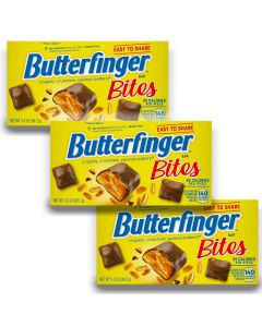 American Sweets - Bitesize Butterfinger chocolate and peanut butter American candy bars in a handy Theatre Box!