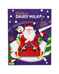 Christmas Advent Calendar - Cadbury Dairy milk chocolates inside a festive advent calendar.