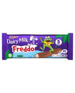 A multipack bag of Cadbury milk chocolate freddo frogs