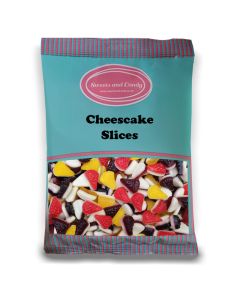 Cheesecake Slices - 1Kg Bulk bag of fruit flavour jelly sweets shaped like slices of cheesecake!