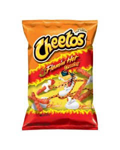 American Sweets - Cheetos flamin Hot 226g are Hot, spicy flavour packed into crunchy, cheesy snacks - experience the great taste of Frito Lay today! 