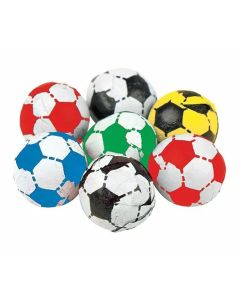 Retro Sweets - Chocolate flavour footballs in foil wrappers