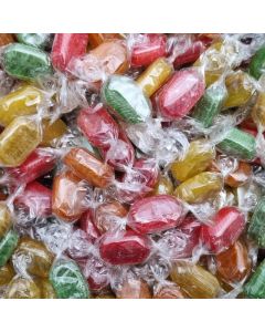 Chocolate Fruits 3kg - A bulk 3kg bag of fruit flavour boiled sweets with a chocolate centre