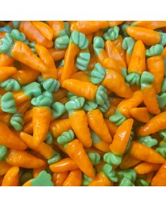 Easter Jelly Carrots - 1Kg Bulk bag of orange flavour jelly sweets in the shape of carrots