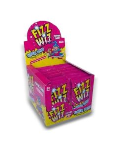 A full case of Fizz Wiz cherry popping candy sachets, retro sweets from your childhood!