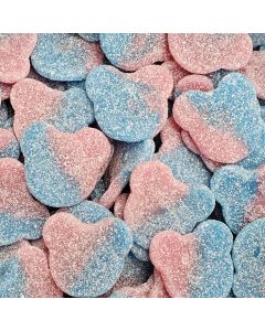 Retro Sweets - Fizzy bubblegum bears, bubblegum flavour fizzy vegan sweets