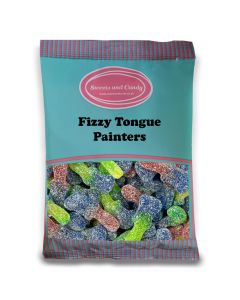 Fizzy Tongue Painters - A 1kg bag of fruit flavour gummy sweets that paint your tongue!