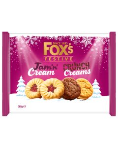 Christmas Biscuits - A 365g pack of assorted Fox's creams biscuits!