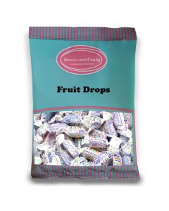 Foxs Glacier Fruits - a bulk 1kg bag of Retro boiled sweets with a fruit flavour