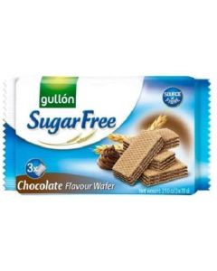 Sugar Free wafer biscuits with a chocolate flavour creme