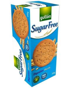 A box of sugar free digestive biscuits