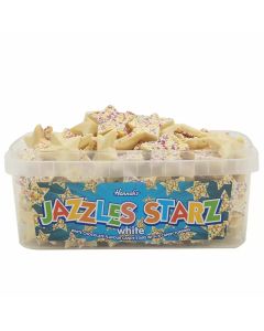 Pick and Mix Sweets - A full tub of white chocolate flavour sweets shaped like stars with candy sprinkles on top!