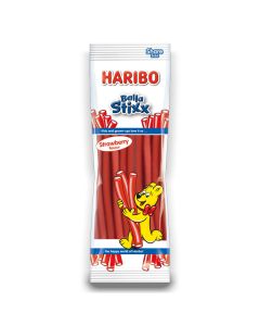 Delicious Haribo Balla Stixx with a fantastic strawberry flavour! Strawberry flavoured sticks with a creamy filling, these Haribo Stixx are loved by all.