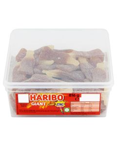 Haribo Giant Fizzy Cola Bottles Tub