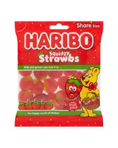 Retro Sweets - Haribo strawberry flavour sweets shaped this small strawberries