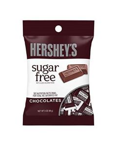American Sweets - Hersheys sugar free milk chocolates in a peg bag, imported from America!