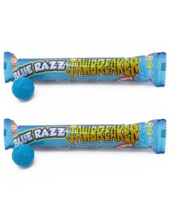 2 Packets of blue raspberry flavour jawbreakers gobstopper sweets