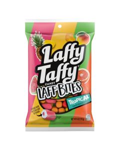 American Sweets - Laffy Taffy Laff Bites Tropical, bitesize taffy pieces in a candy shell!