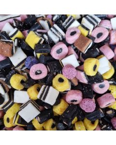 Liquorice Allsorts - An assortment of retro liquorice, coconut and aniseed sweets.