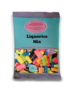 Pick and Mix Sweets - A bulk 1kg bag of colourful assorted liquorice sweets