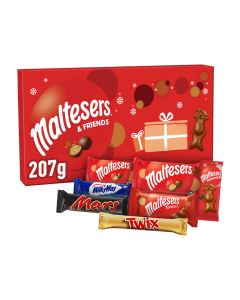 Christmas Sweets - A Christmas selection box containing a maltesers, mars and milky way chocolates