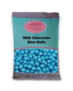 Pick and Mix Sweets - 1Kg Bulk bag of retro milk chocolate pieces wrapped in blue foil!