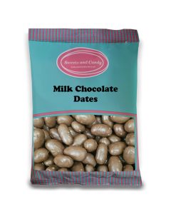 Milk Chocolate Dates - 1Kg Bulk bag of plump dates covered in Milk chocolate
