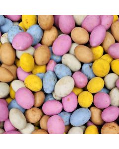 Retro Sweets - Milk Chocolate mini eggs, colourful candy shells with milk chocolate inside.