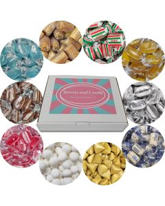 Assorted Mint Sweets In A Hamper Box