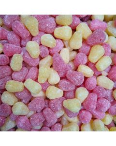 Pear drops 3kg bulk bag - traditional yellow and pink  boiled sweets