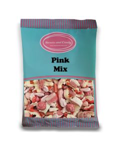 Pick and Mix Sweets - A bulk 1kg bag of mixed pink sweets!