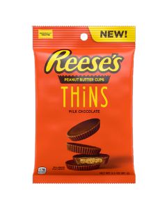 American Sweets - Reese's Thins peanut butter cups in a 88g bag