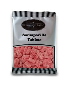 Pick and Mix Sweets - 1Kg Bulk bag of Sarsaparilla Tablets, herbal flavour boiled sweets!