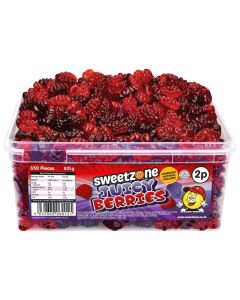 Sweetzone juicy berries in a bulk plastic tub