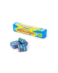 Swizzels chewy lemon refresher sweets with a lemon sherbet centre